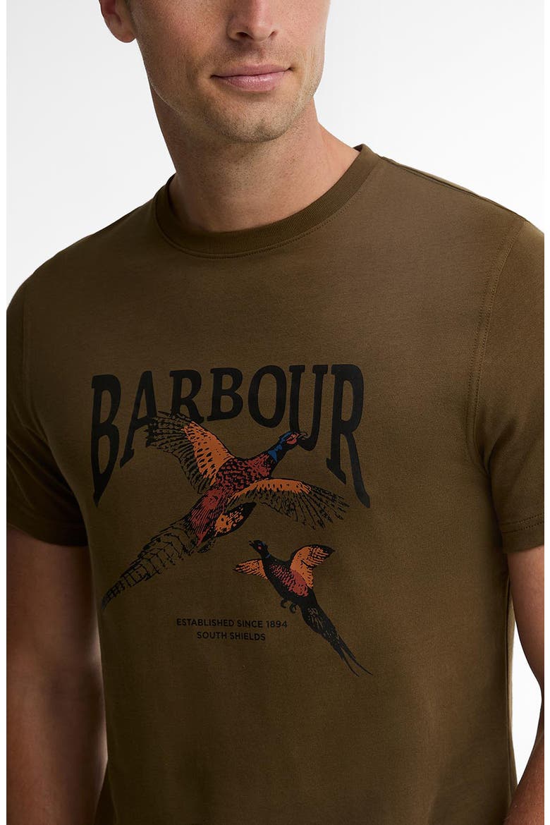 Pheasant Graphic T-Shirt, Alternate, color, BEECH