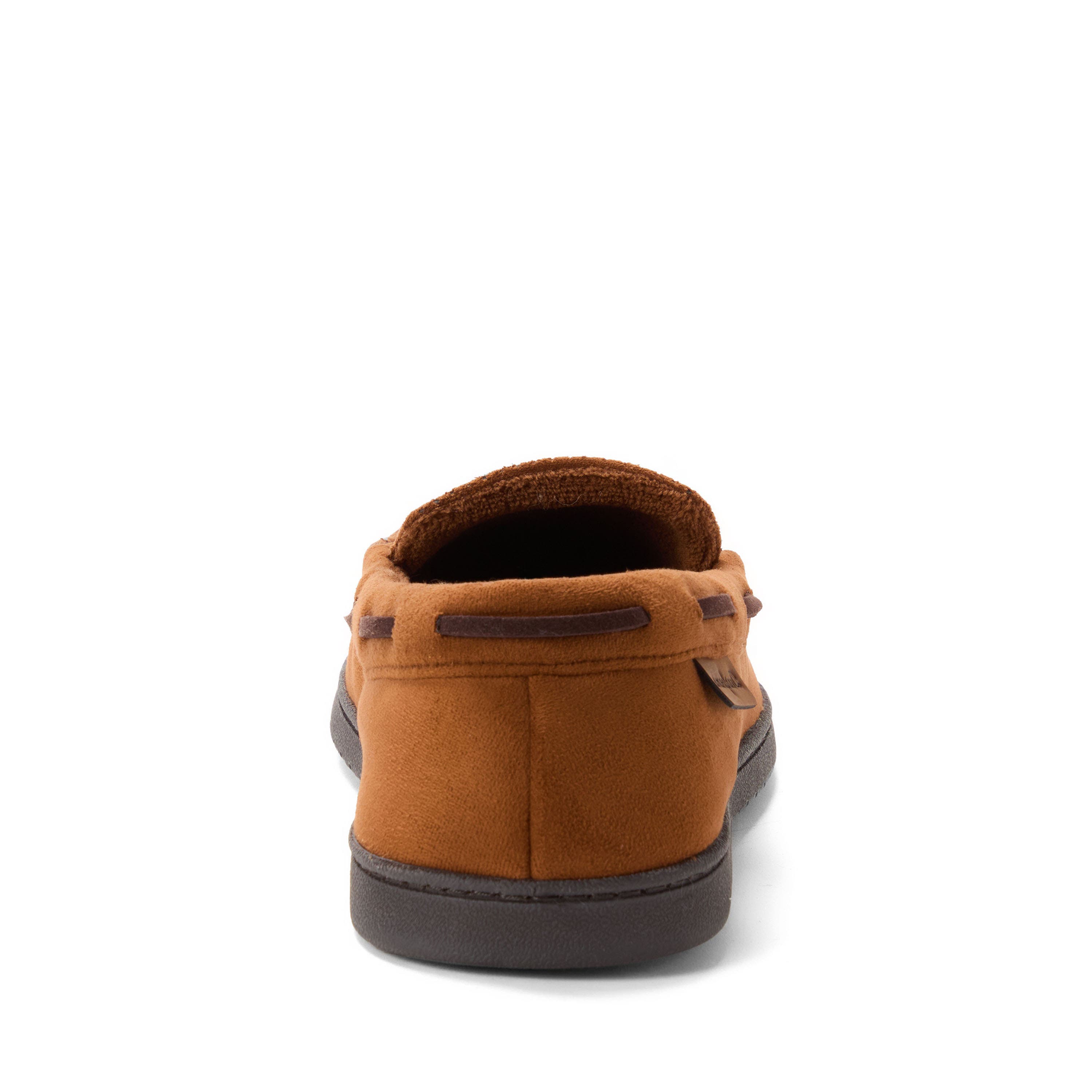 Keaton Microsuede Moccasin Slipper, Alternate, color, Tan