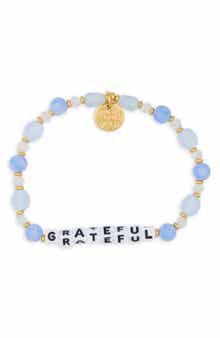 Grateful Beaded Stretch Bracelet