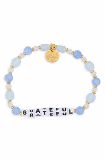 Grateful Beaded Stretch Bracelet
