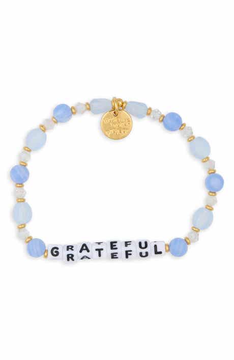 Grateful Beaded Stretch Bracelet