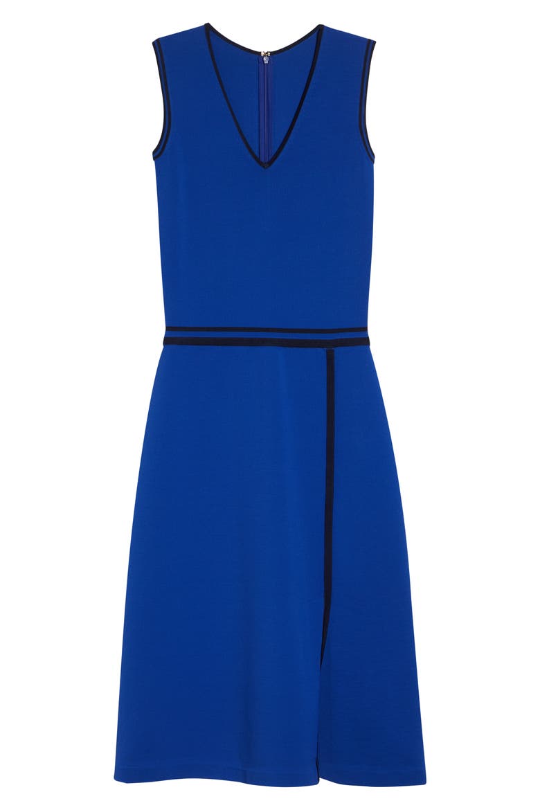 Vanna Roma Crepe Knit Sleeveless Midi Dress, Alternate, color, COBALT/ MIDNIGHT