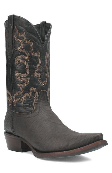 The Duke Lizard Embossed Cowboy Boot (Men)