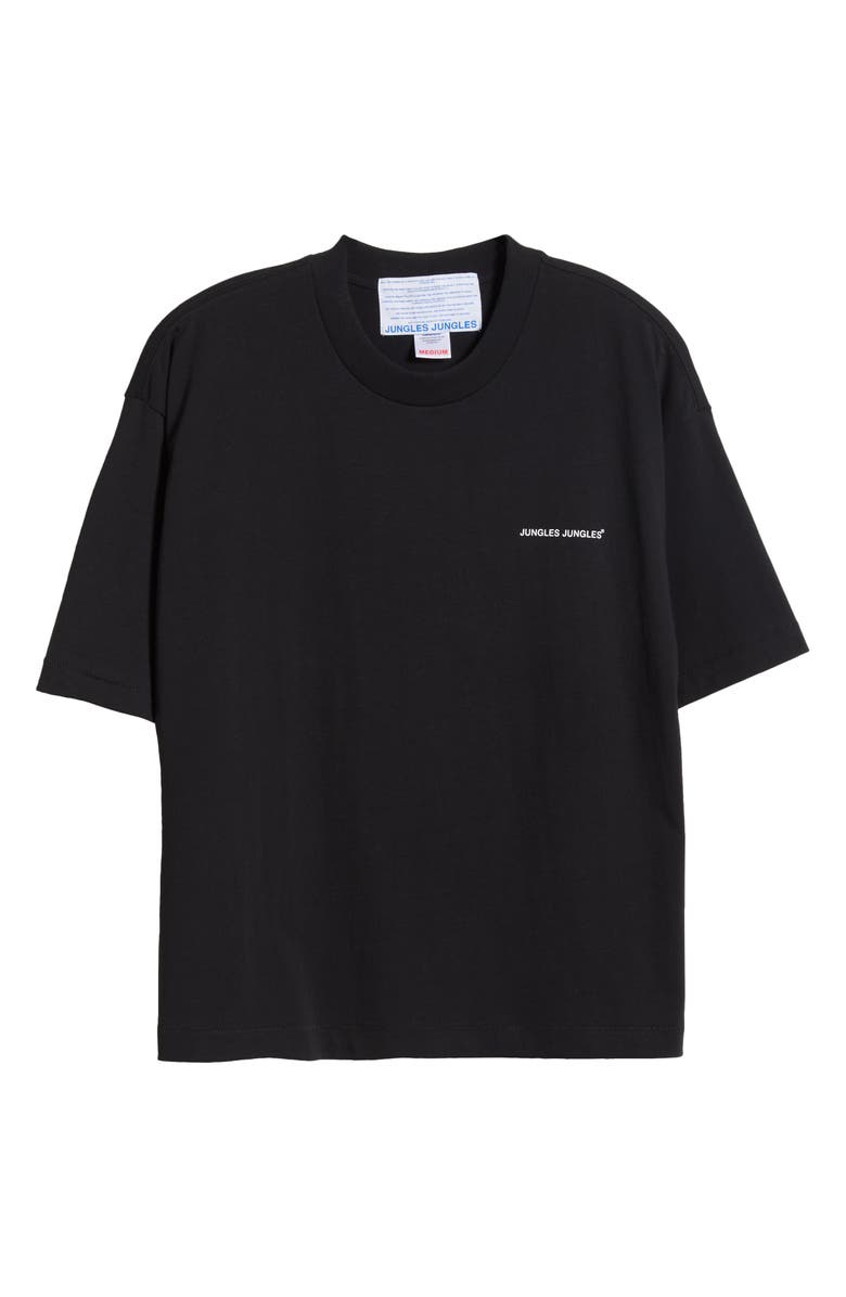 JUNGLES Have Fun Be Nice Oversize Embellished Graphic T-Shirt, Alternate, color, 