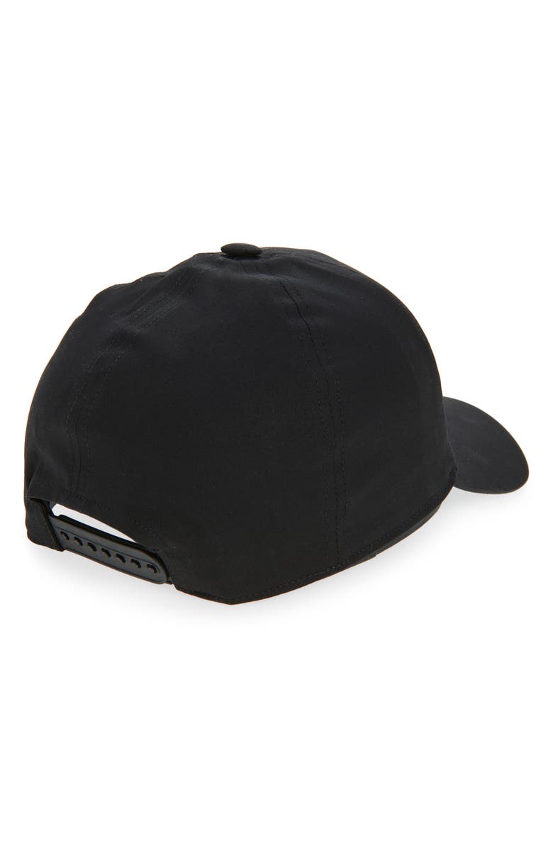 Rick Owens Logo Embroidered Snapback Baseball Cap, Alternate, color, Black/ Pearl