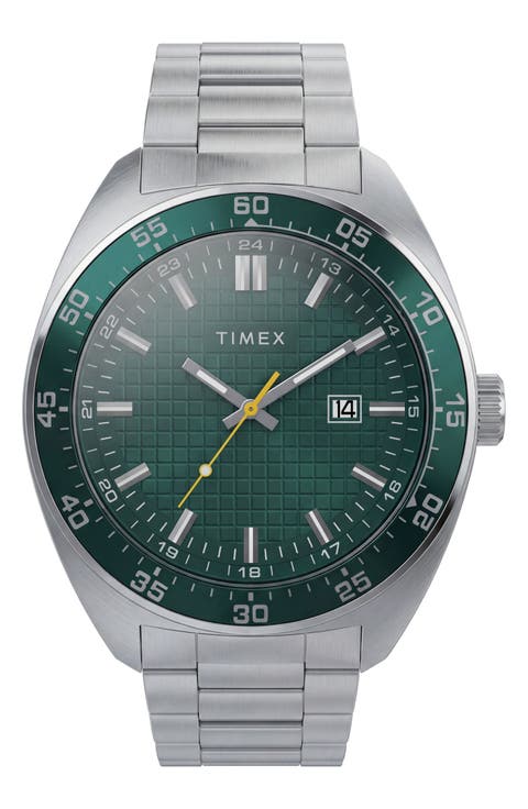 Three-Hand Two-Tone Stainless Steel Watch