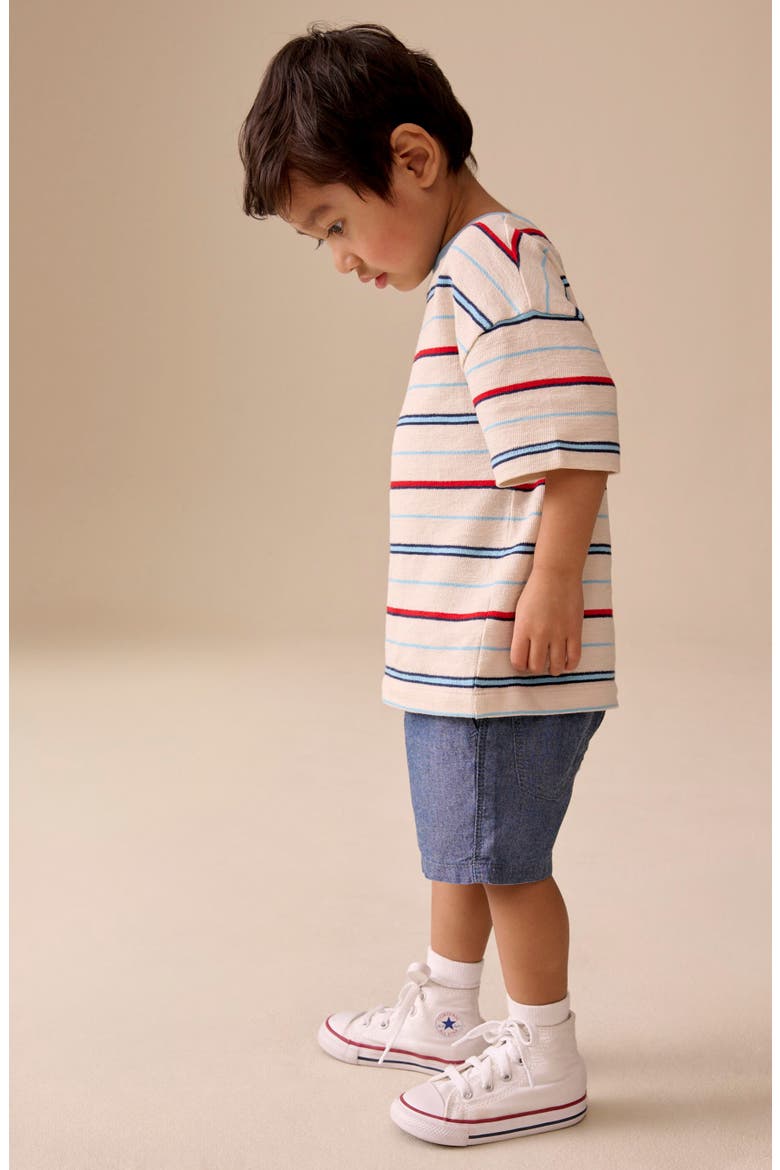 Kids' Striped T-Shirt, Alternate, color, MULTI