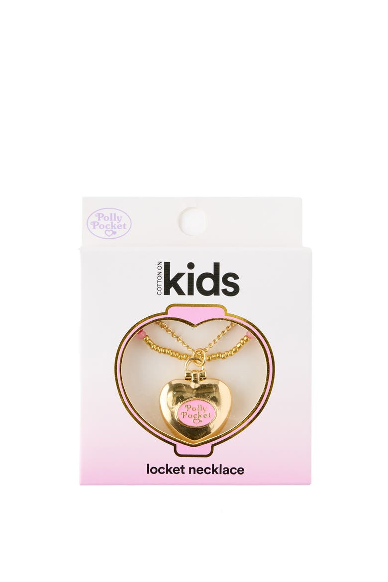 Kid's License Polly Pocket Locket, Alternate, color, Polly Pocket Beaded Heart