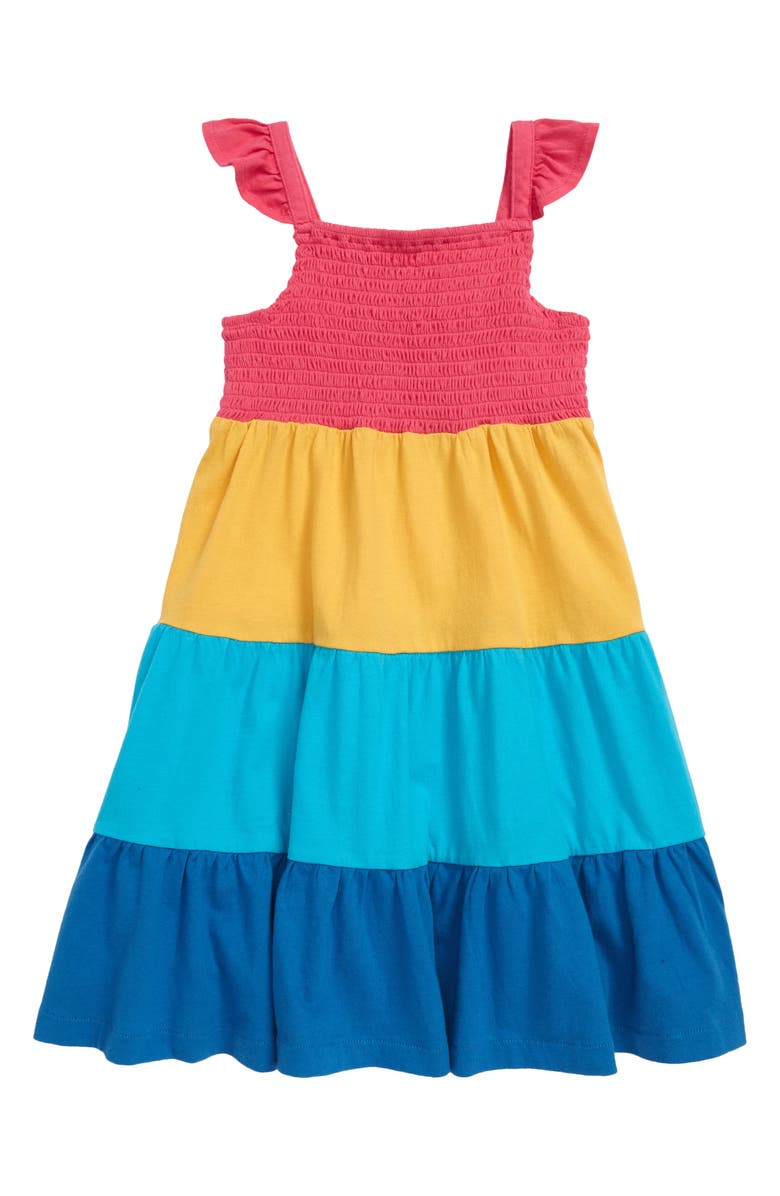 Tucker + Tate Kids' Colorblock Tiered Dress, Alternate, color, 