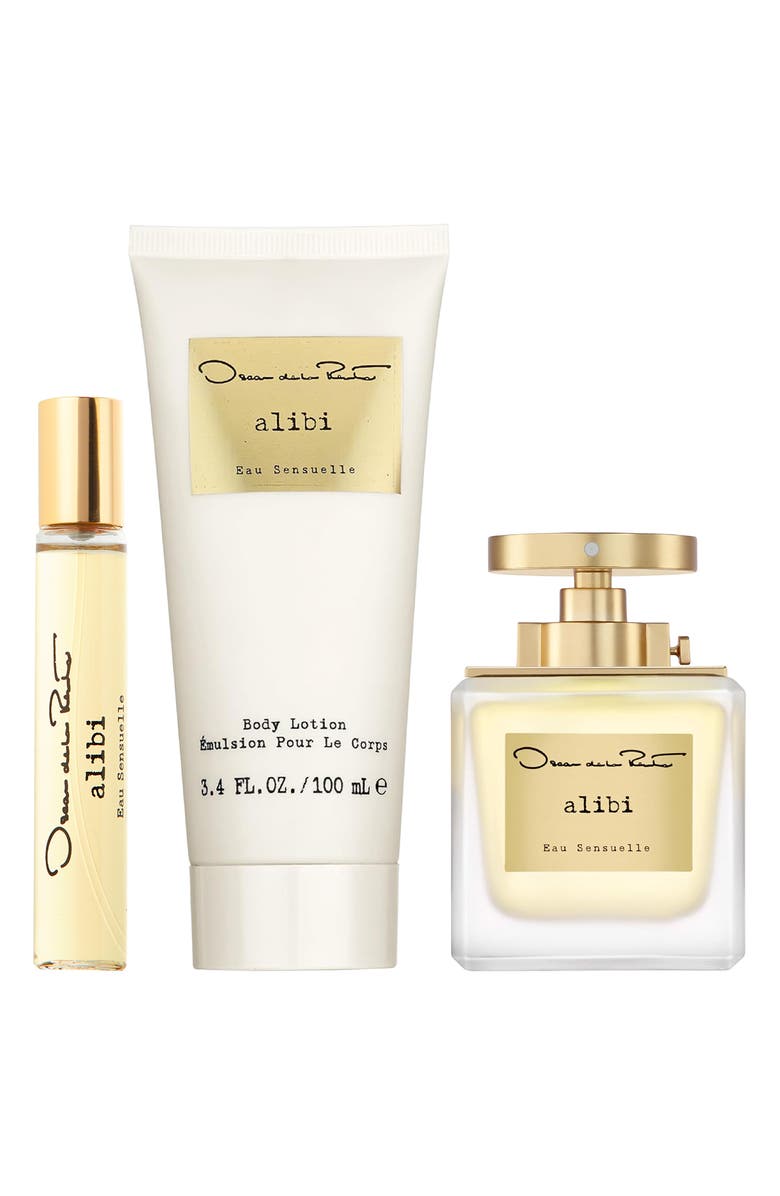 Oscar de la Renta Alibi Sensuelle 3-Piece Eau de Parfum Set, Main, color, 