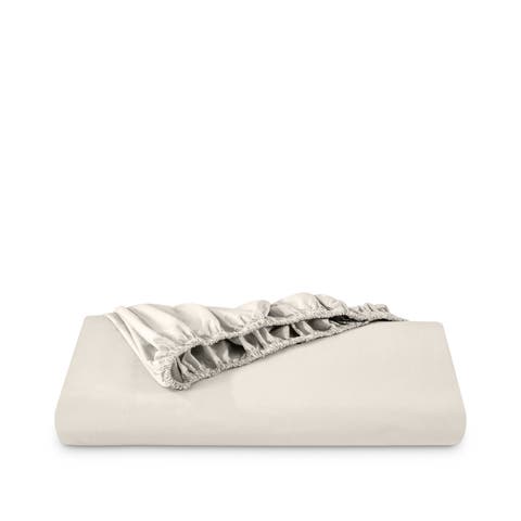 100% Organic Cotton Percale Cooling Fitted Sheet