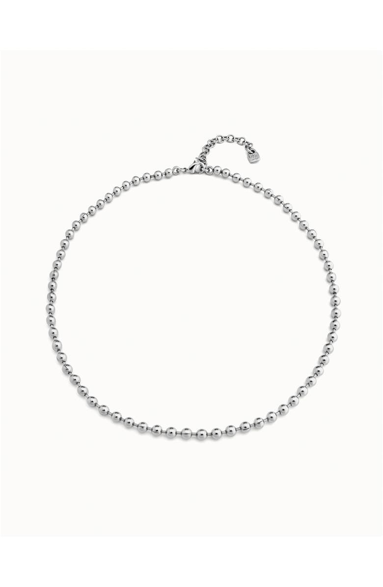 UNODE50 Pulse Bead Necklace, Main, color, Silver