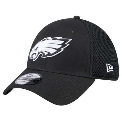 Men's New Era Black Philadelphia Eagles Main Neo 39THIRTY Flex Hat