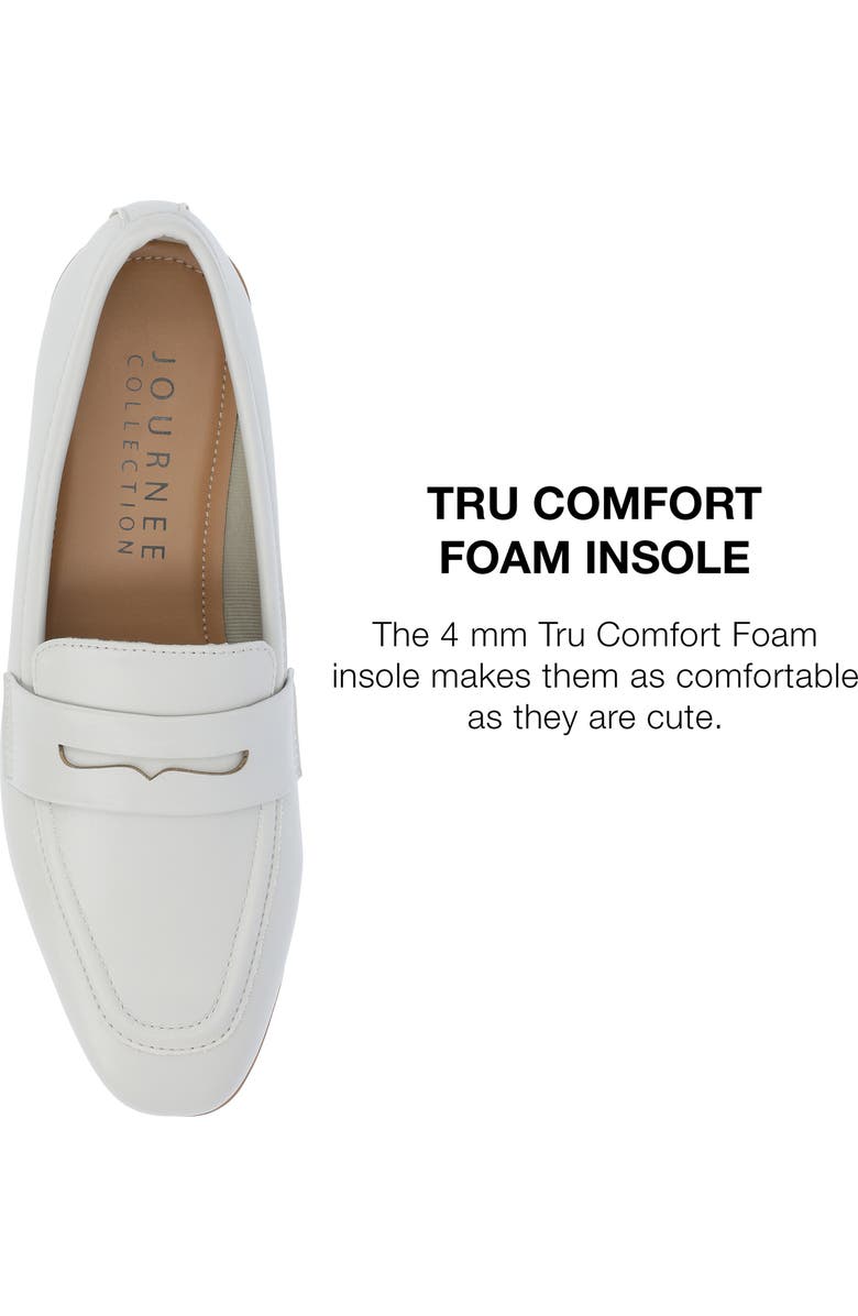 Journee Collection Myeesha Penny Loafer, Alternate, color, Grey