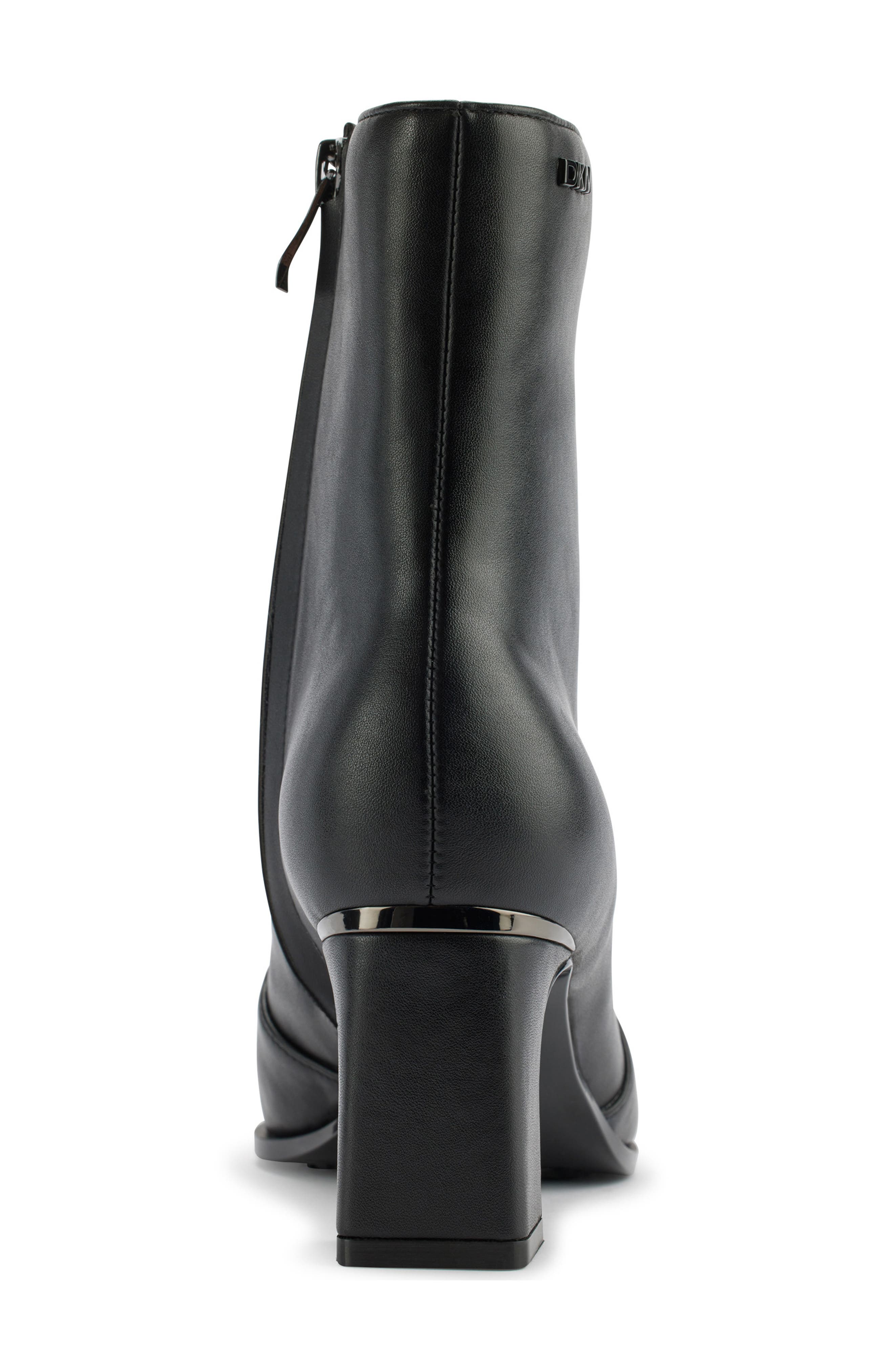 DKNY Sunny Pointed Toe Bootie, Alternate, color, Black