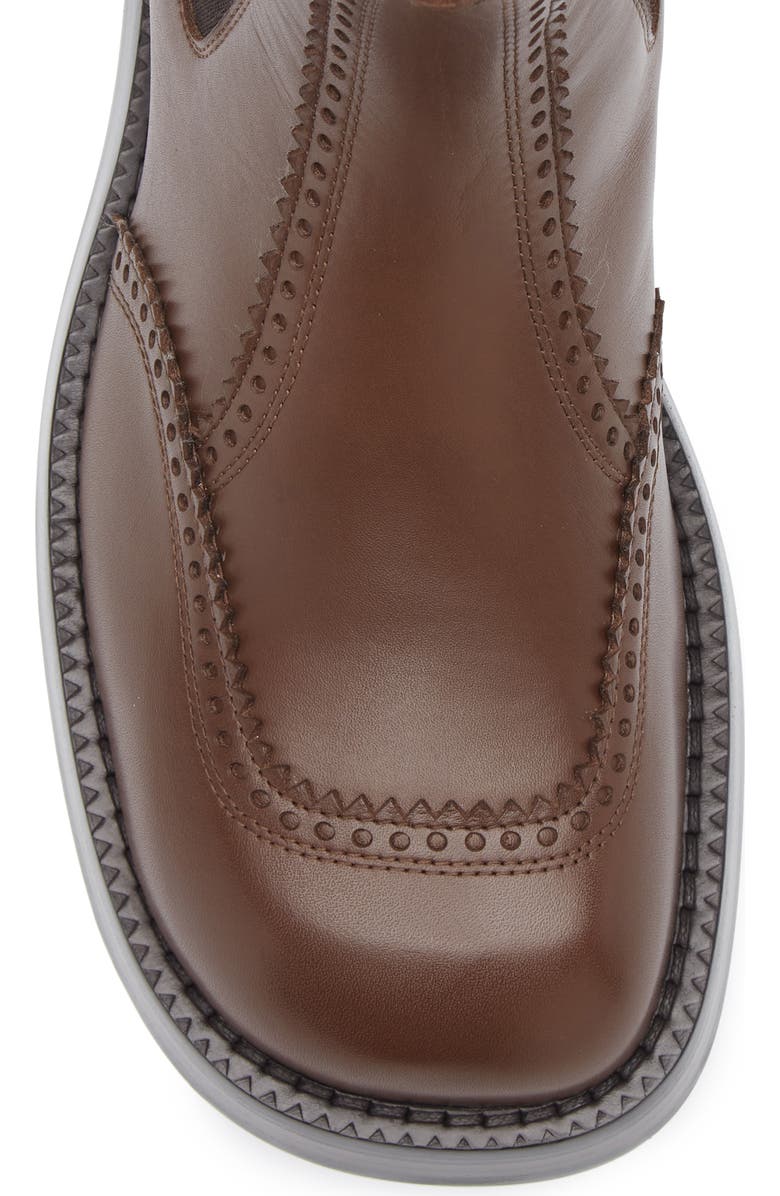 McQueen Brogue Chelsea Boot, Alternate, color,