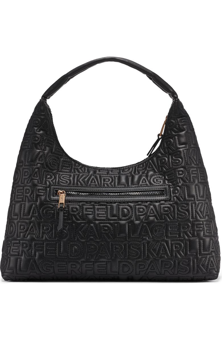 KARL LAGERFELD PARIS Voyage Hobo, Alternate, color, Black Multi