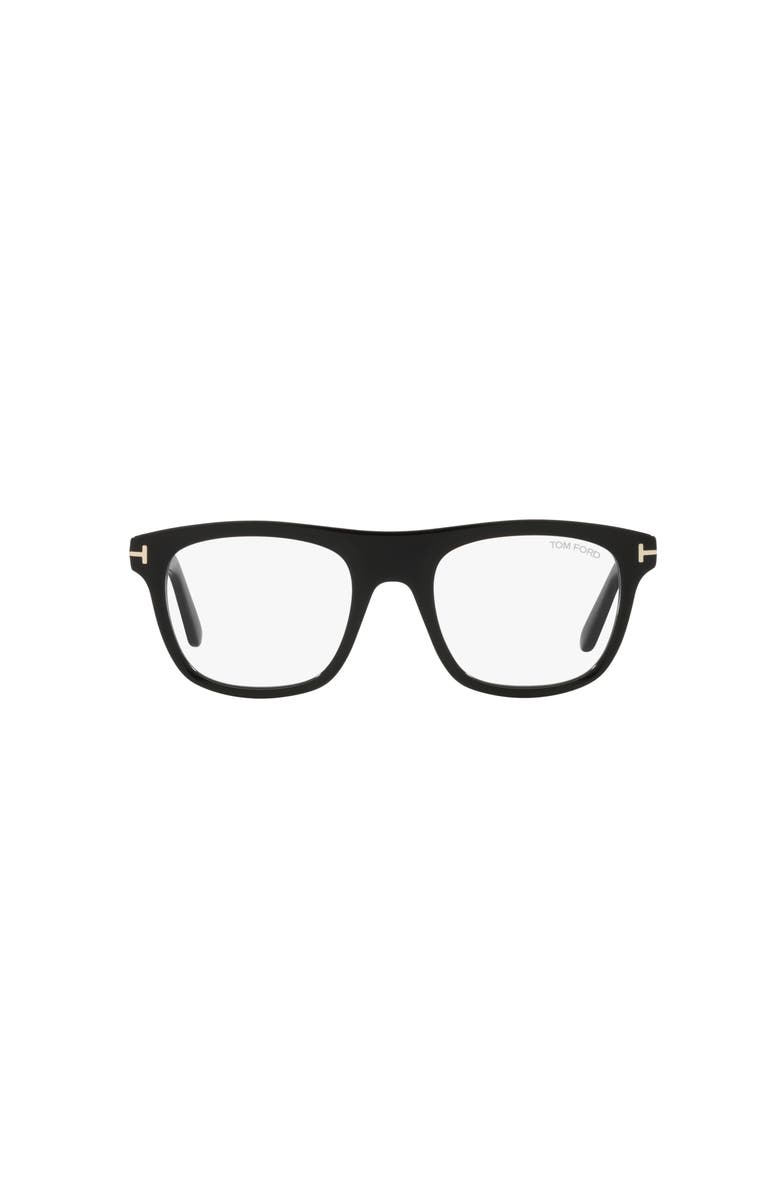 TOM FORD 52mm Square optical glasses, Alternate, color, Black