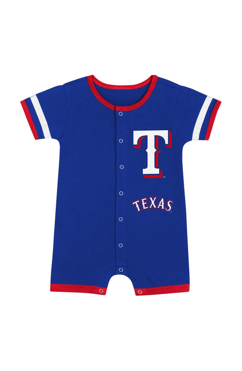 Outerstuff Newborn  Royal Texas Rangers Double Hit Coveralls, Alternate, color, 