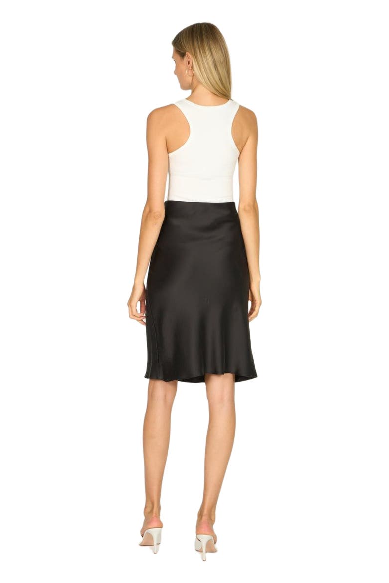 Lainey Midi Skirt, Alternate, color, BLACK