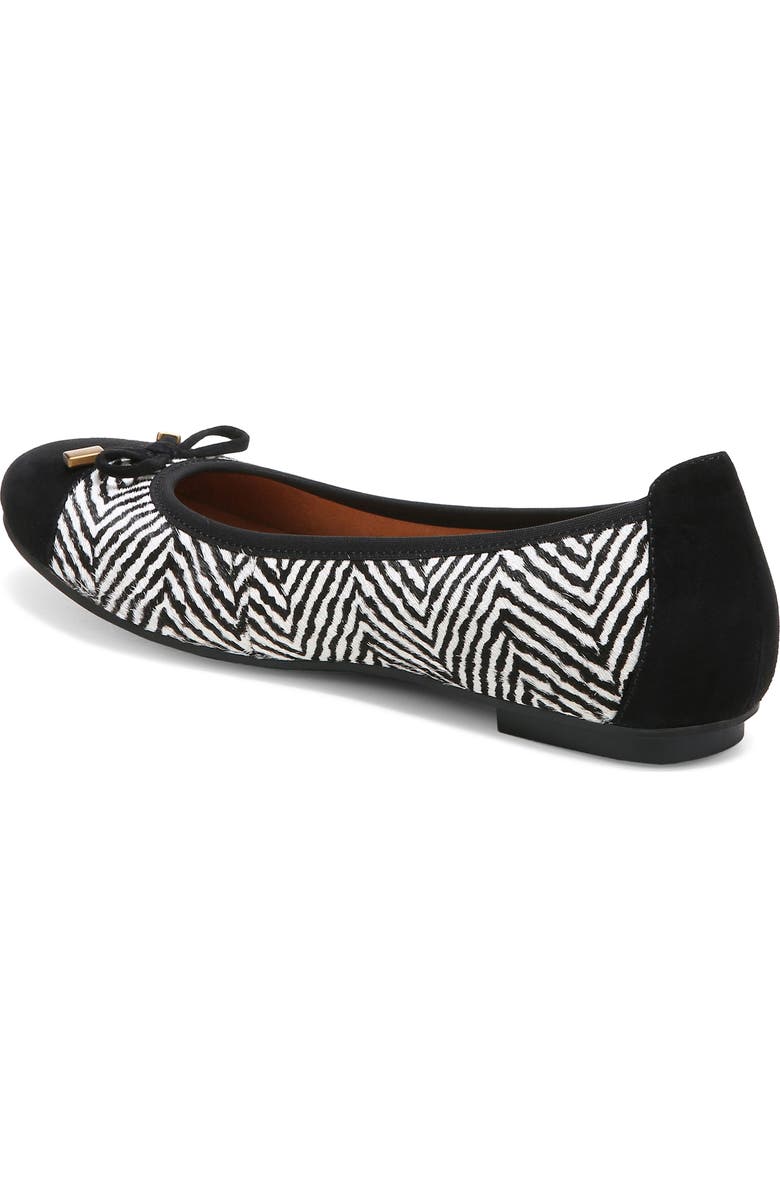 Vionic Minna Faux Calf Hair Flat, Alternate, color,