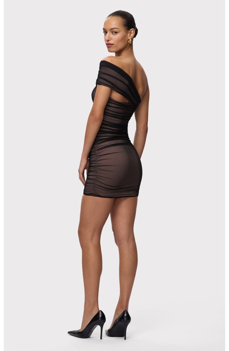 Herve Leger The Oralie Dress, Alternate, color, Black