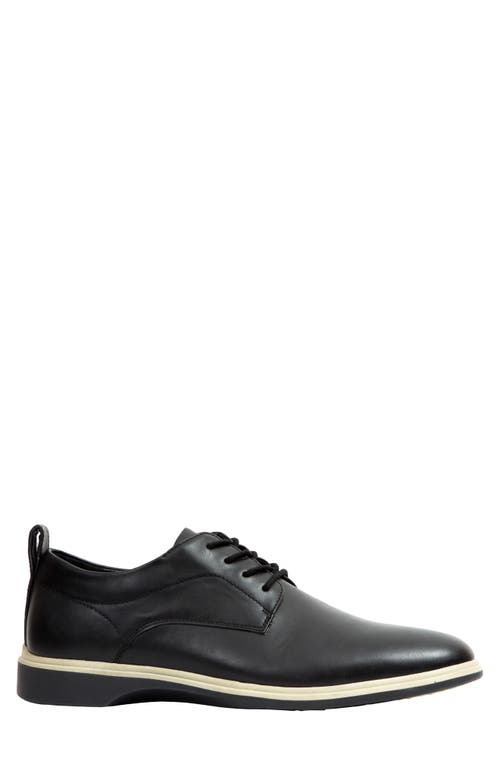 Deer Stags Lisbon Mens Lace-up Faux Leather Oxfords In Black