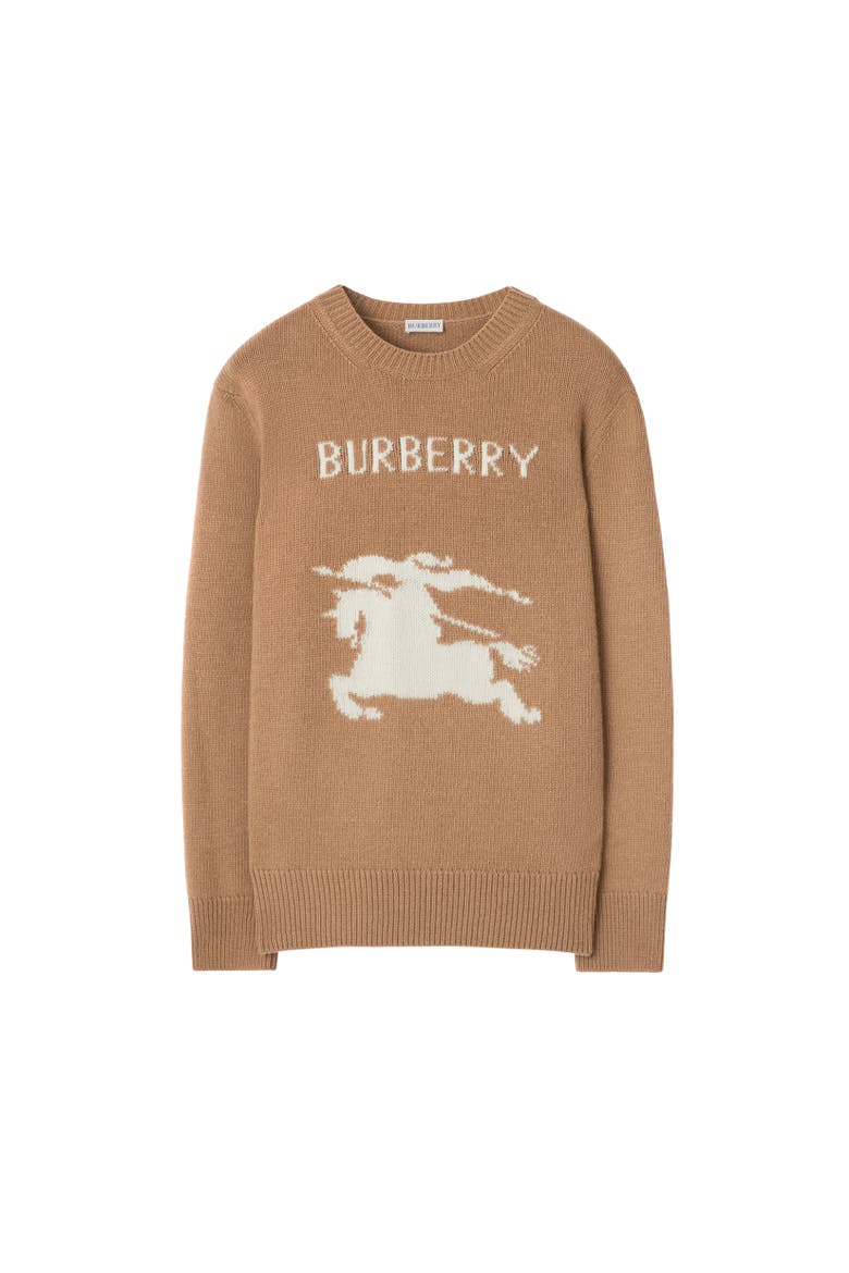 Knight Wool Cashmere Sweater, Alternate, color, Camel
