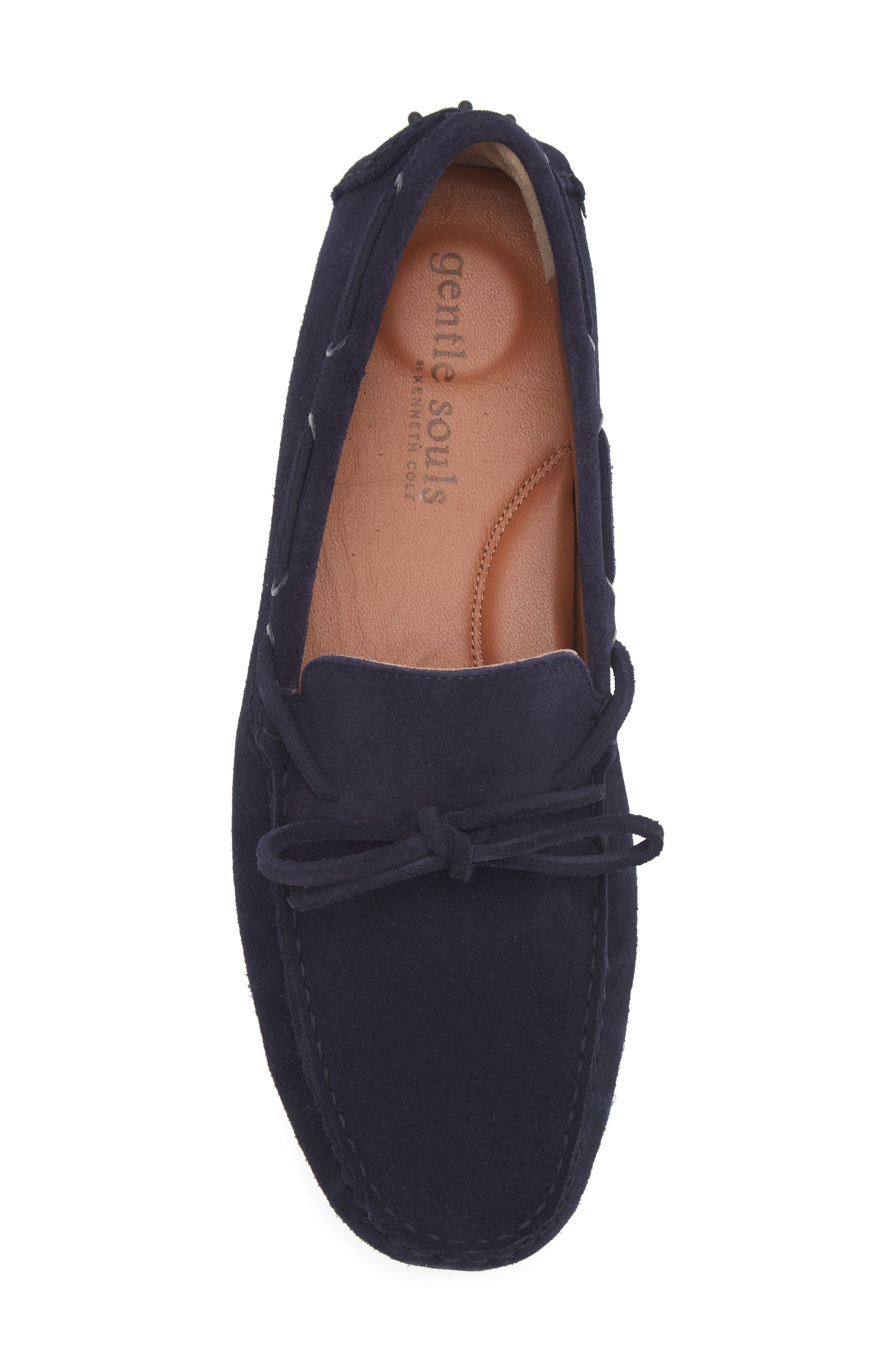 Hermoso Suede Driving Loafer(Men), Alternate, color, DARK BLUE SUEDE