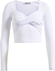 Princess Polly Dunford Crossover Long Sleeve Top