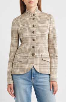 rag & bone Slade Glen Plaid Ponte Knit Blazer