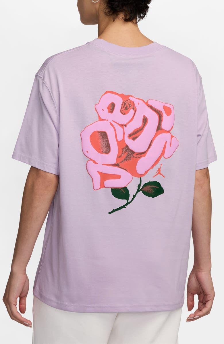 Jordan Girlfriend Floral Graphic T-Shirt, Alternate, color, Doll