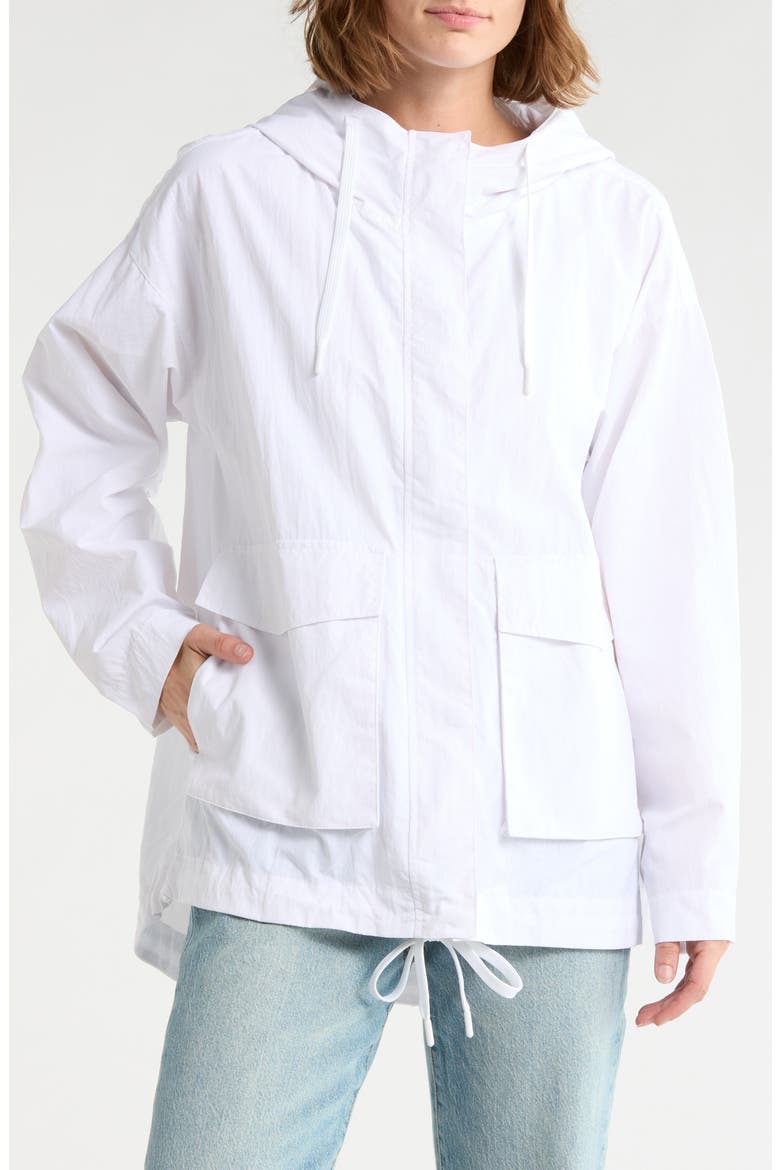 Waterproof Rain Coat, Main, color, PURE WHITE