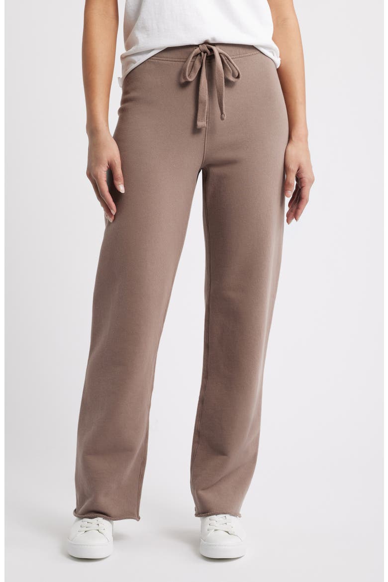 Catherine Cotton Sweatpants, Main, color, BRULEE