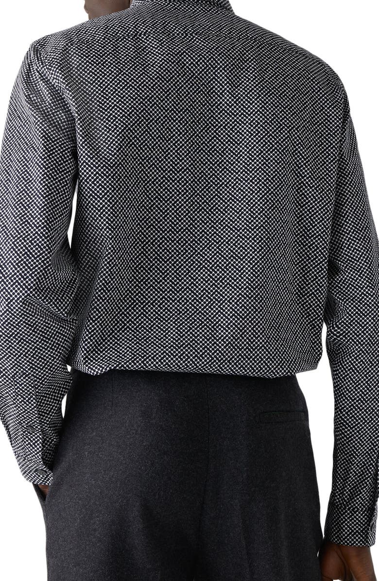 Lacoste Slim Fit Dot Button-Up Shirt, Alternate, color,