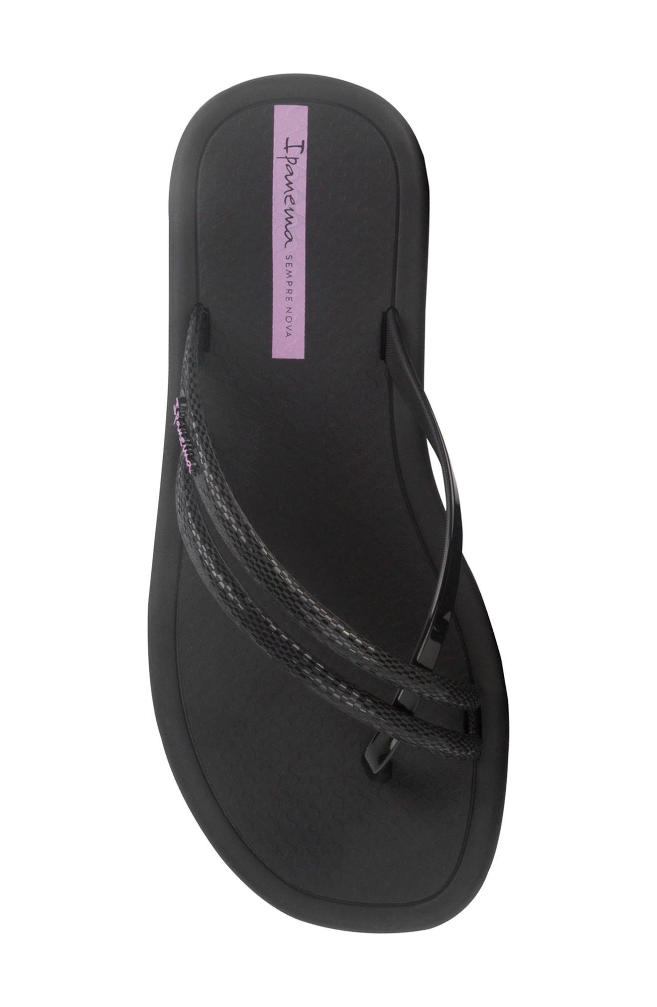 Ipanema Meu Sol Rasteira Textured Toe Loop Sandal, Alternate, color, 