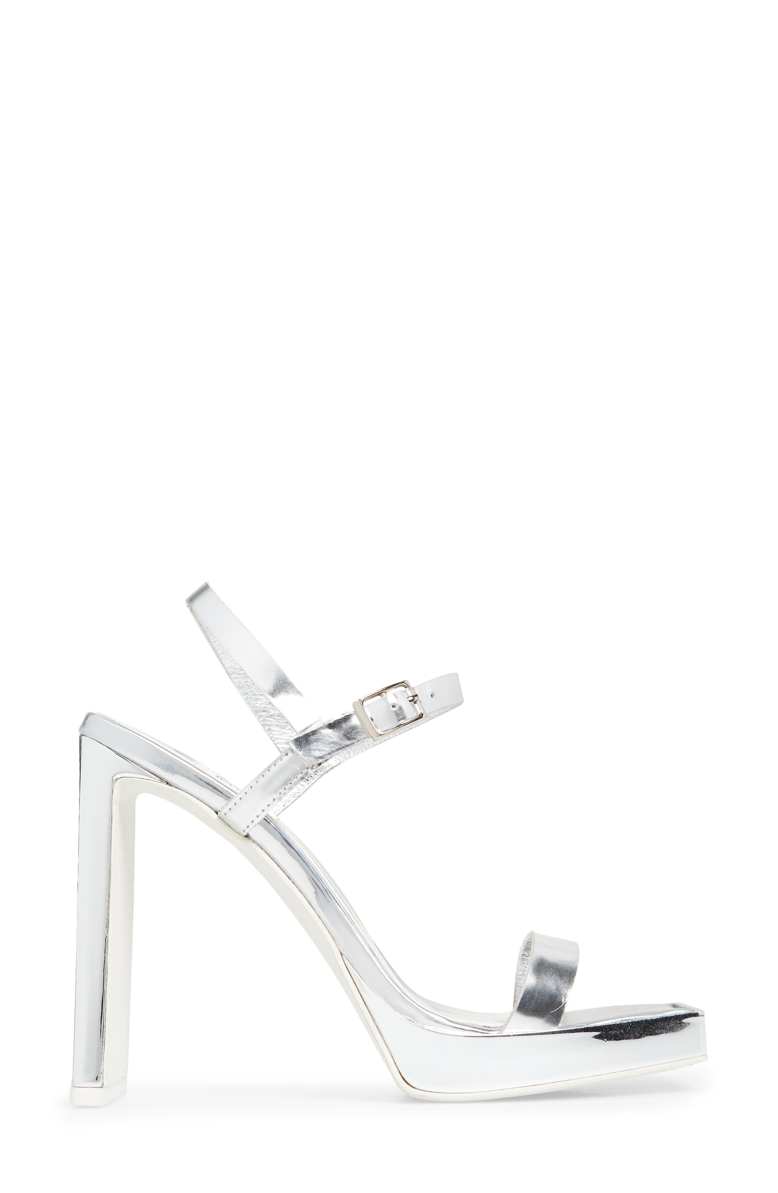 Danceria 2 Wall Heel Sandal, Alternate, color, SILVER MIRROR