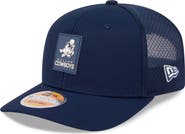 New Era Men's New Era Navy Dallas Cowboys 2025 Sideline Throwback 9SEVENTY Trucker Adjustable Hat