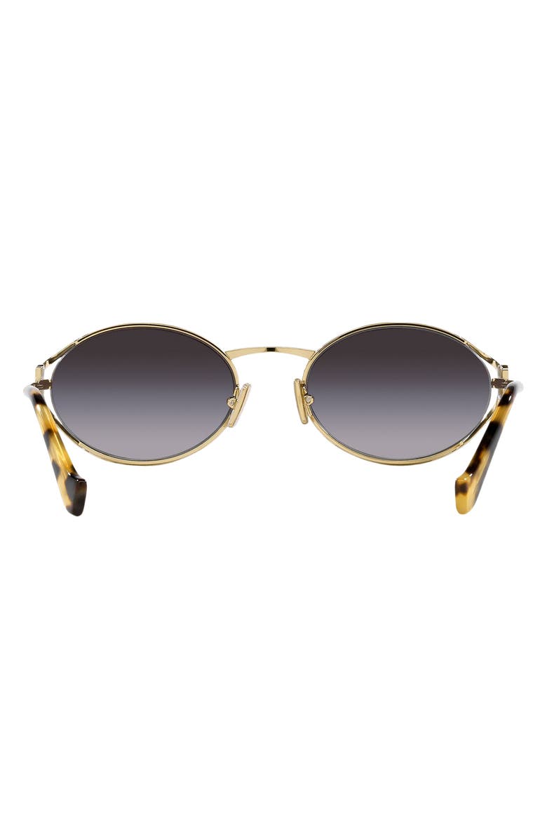 Miu Miu 54mm Gradient Oval Sunglasses, Alternate, color,