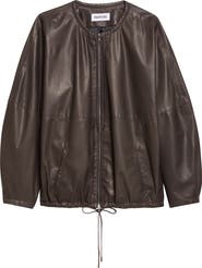 PARTOW Bond Drawstring Leather Jacket