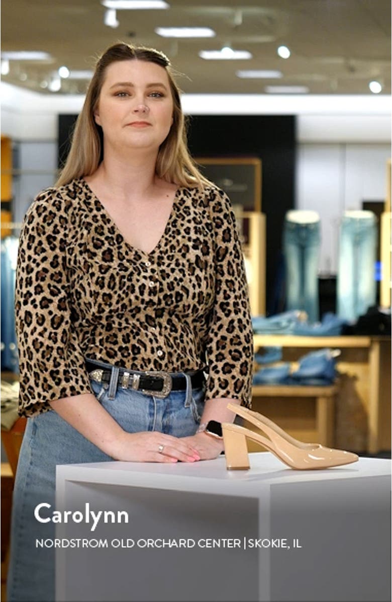 Valinda Block Heel Slingback Pump, sales video thumbnail