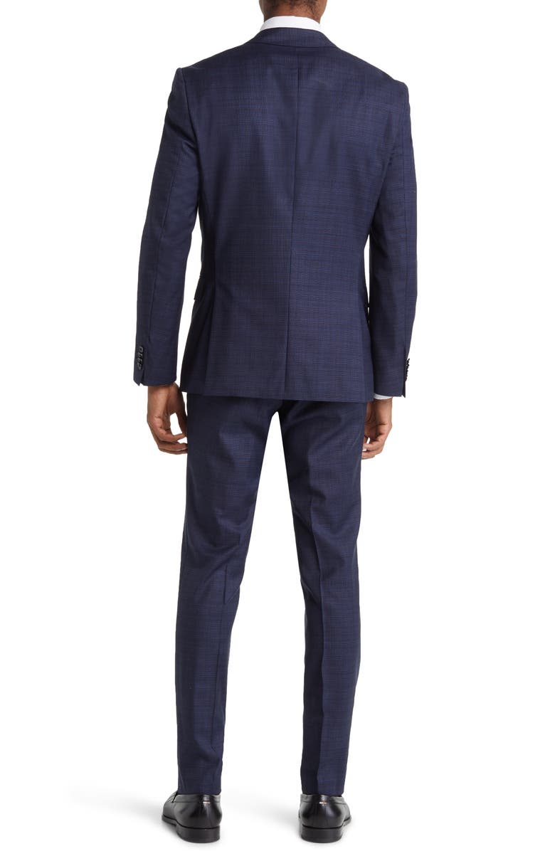 BOSS Huge Stretch Virgin Wool Suit, Alternate, color, 