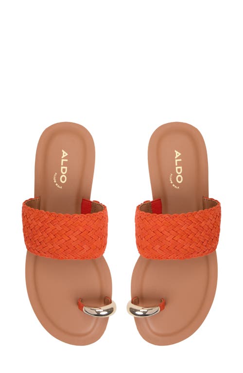 Shop Aldo Beachwalk Slide Sandal In Medium Red