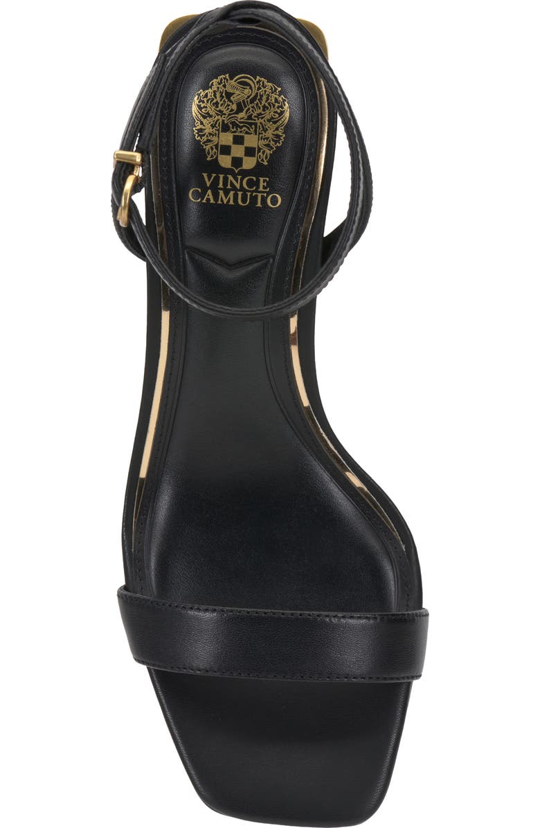 Vince Camuto Hamda Ankle Strap Sandal, Alternate, color, Black