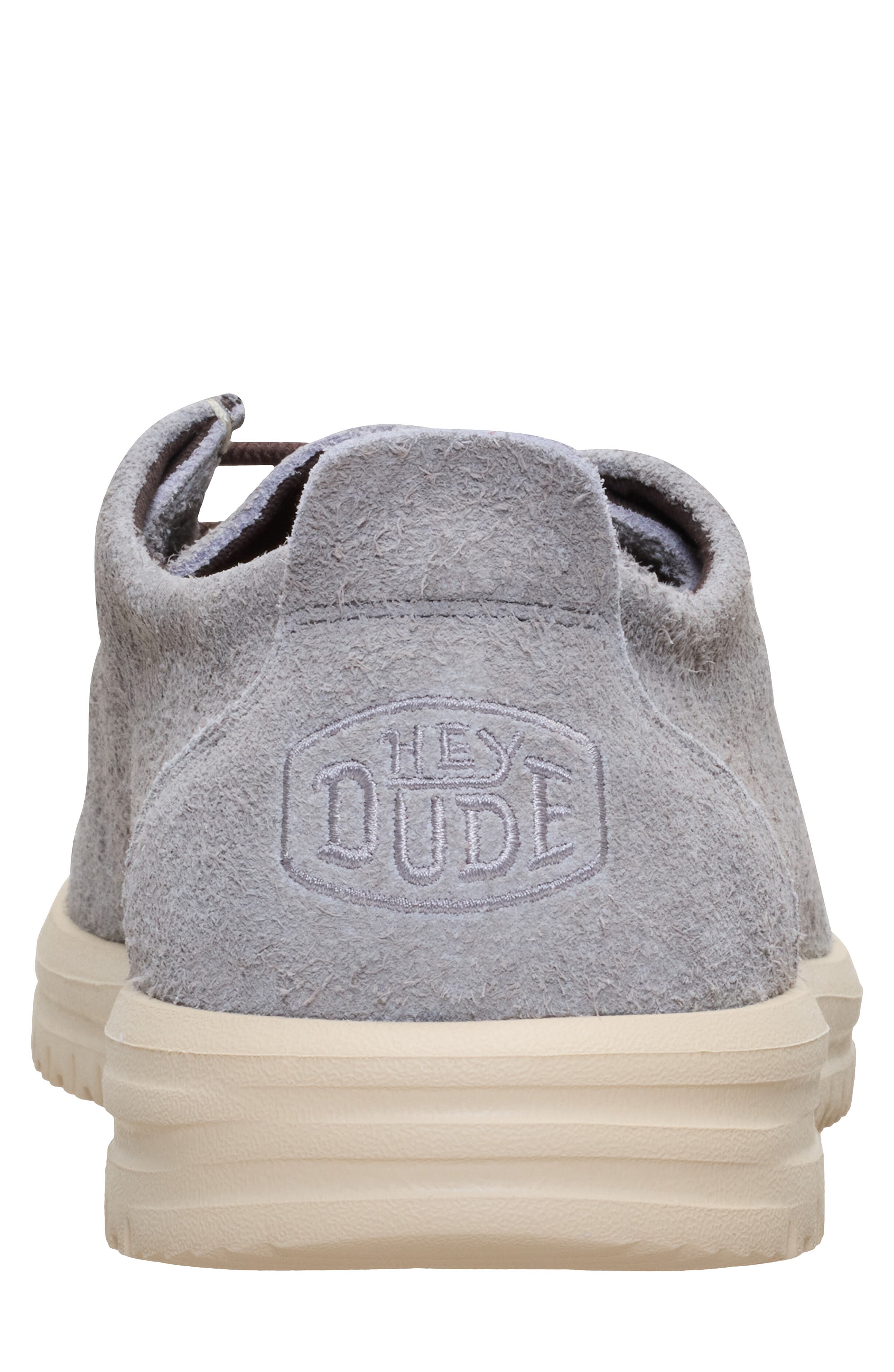 Hey Dude Wally NXT Moc Toe Lace-Up, Alternate, color, Grey