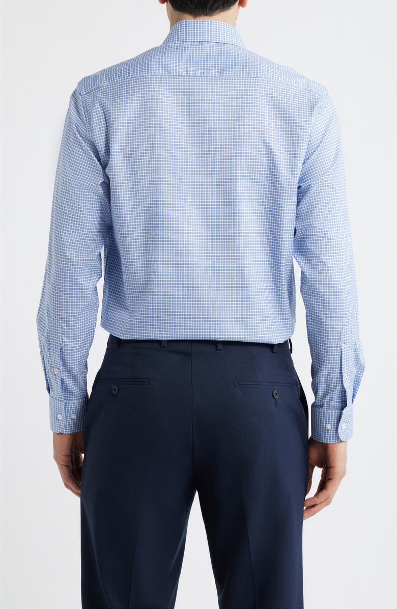 DANIEL HECHTER Trim Fit Check Cotton Dress Shirt, Alternate, color, 