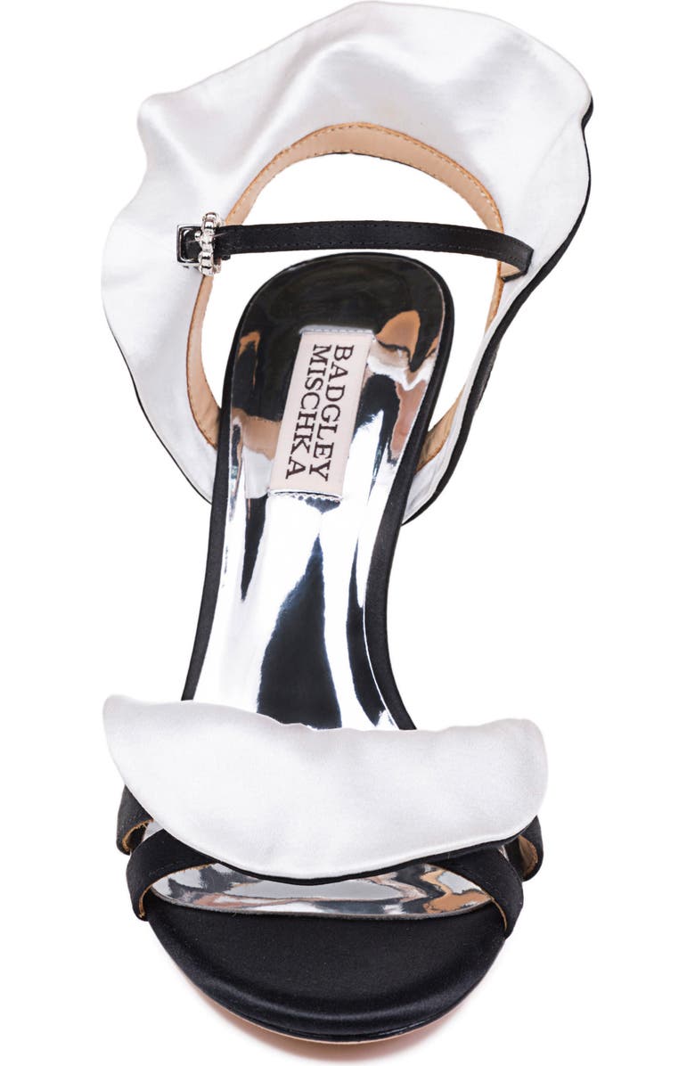 Badgley Mischka Collection Badgley Mischka Ella Two-Tone Satin Sandal, Alternate, color,