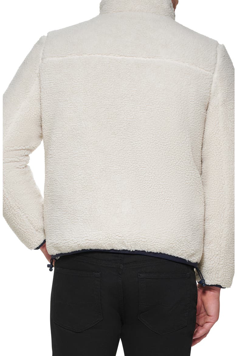 Levi's® Contrast Pocket High Pile Fleece Jacket, Alternate, color, CREAM