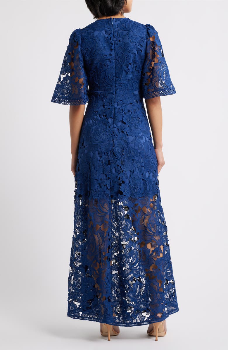 LAYERED WITH LOVE Nathalie Semi Sheer Lace Maxi Dress, Alternate, color, 