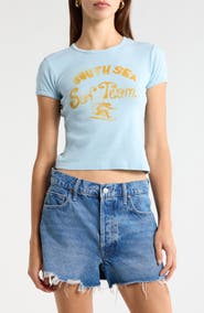 MOTHER The Itty Bitty Cotton Graphic Baby Tee